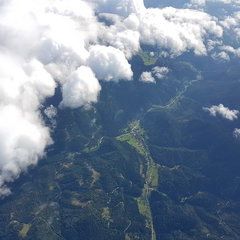 Verortung via Georeferenzierung der Kamera: Aufgenommen in der Nähe von Mürzsteg, Österreich in 4000 Meter